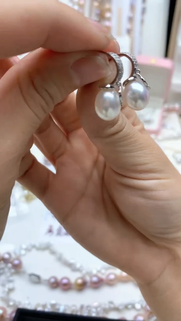 【闪购商品】淡水珍珠耳饰未镶嵌耳环