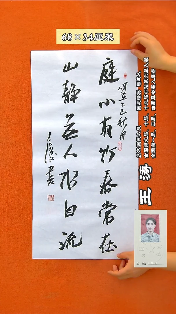 书法220R王涛书法作品