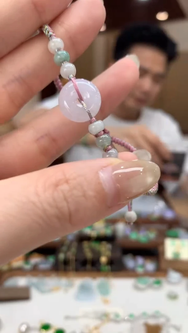 未镶嵌手绳翡翠手绳