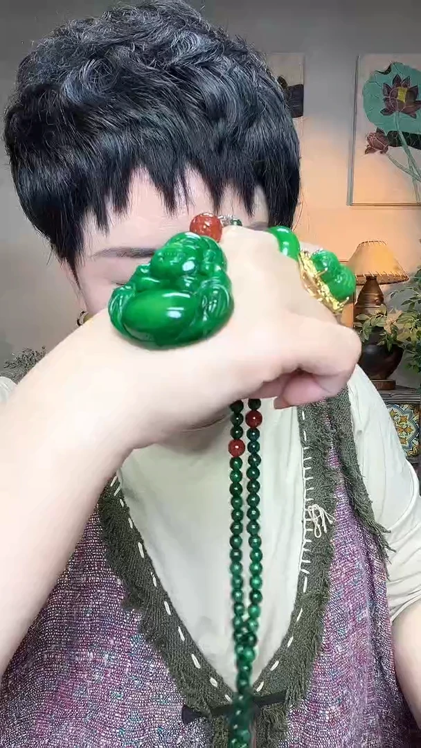 吊坠(赠链)合金翡翠李*萍168