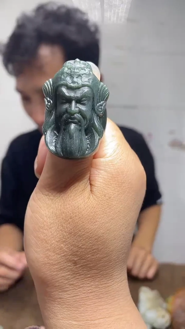 和田玉未镶嵌挂件1