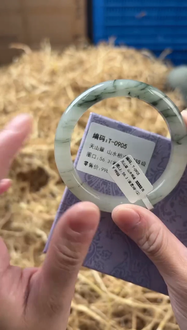 未镶嵌手镯石英质玉T-0905