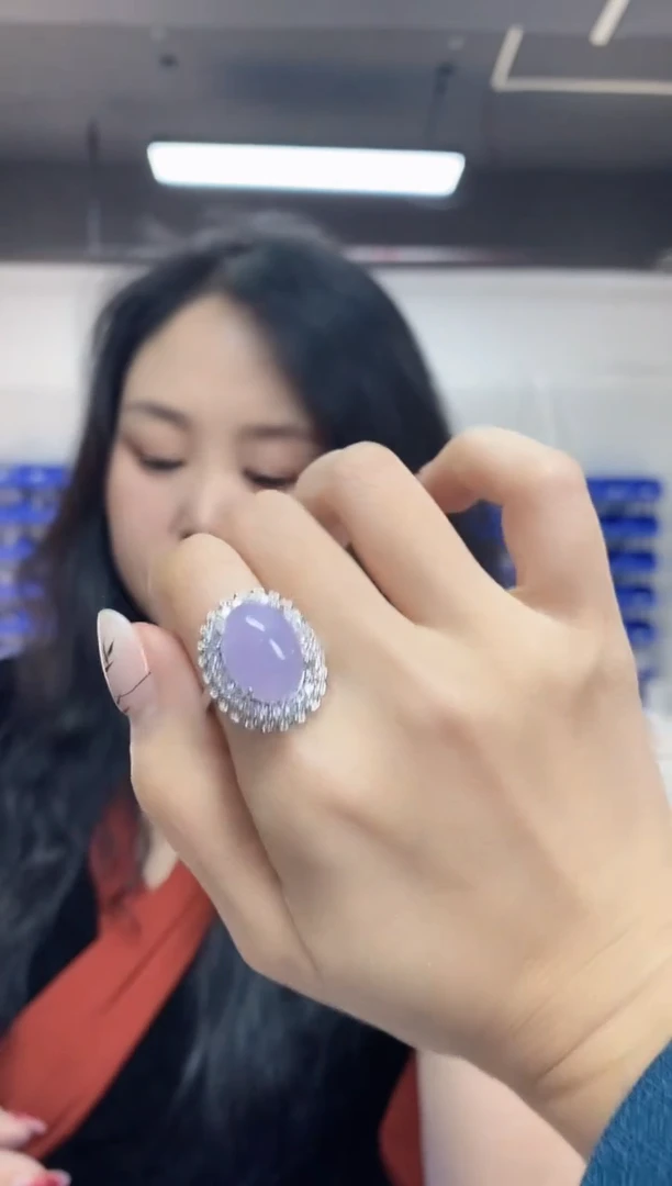 【闪购商品】翡翠戒指未镶嵌多样性发其一颜色微差