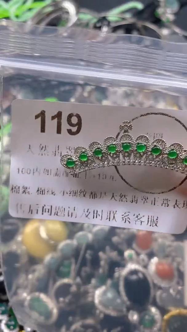 翡翠未镶嵌吊坠(不含链)119.