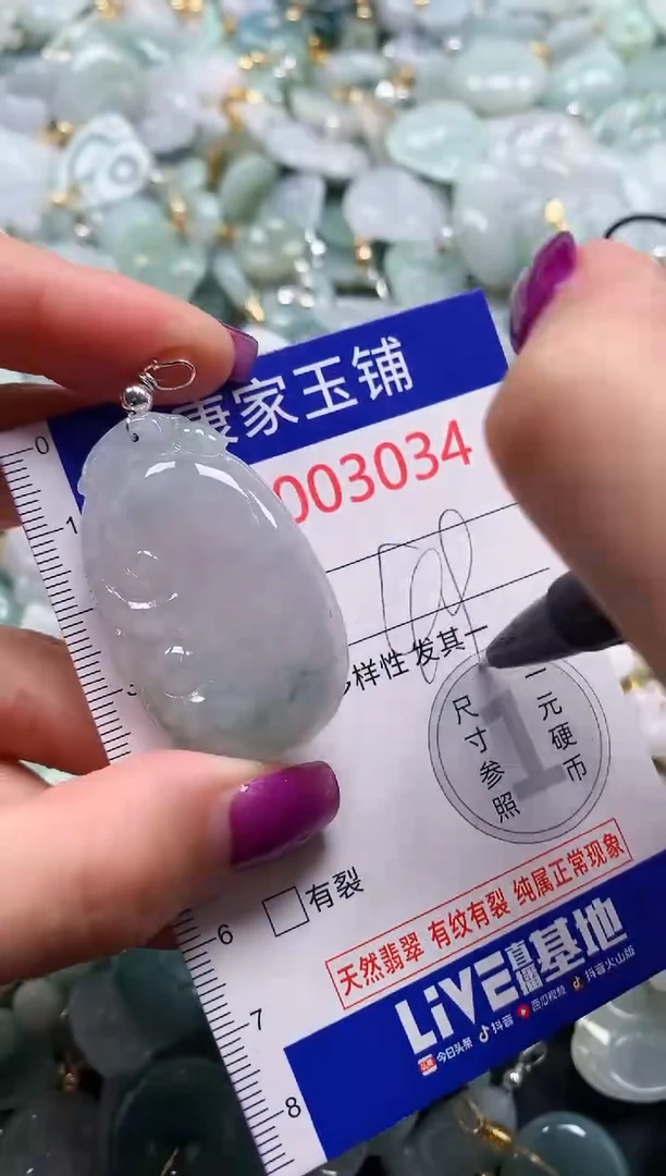 颈饰未镶嵌翡翠3034