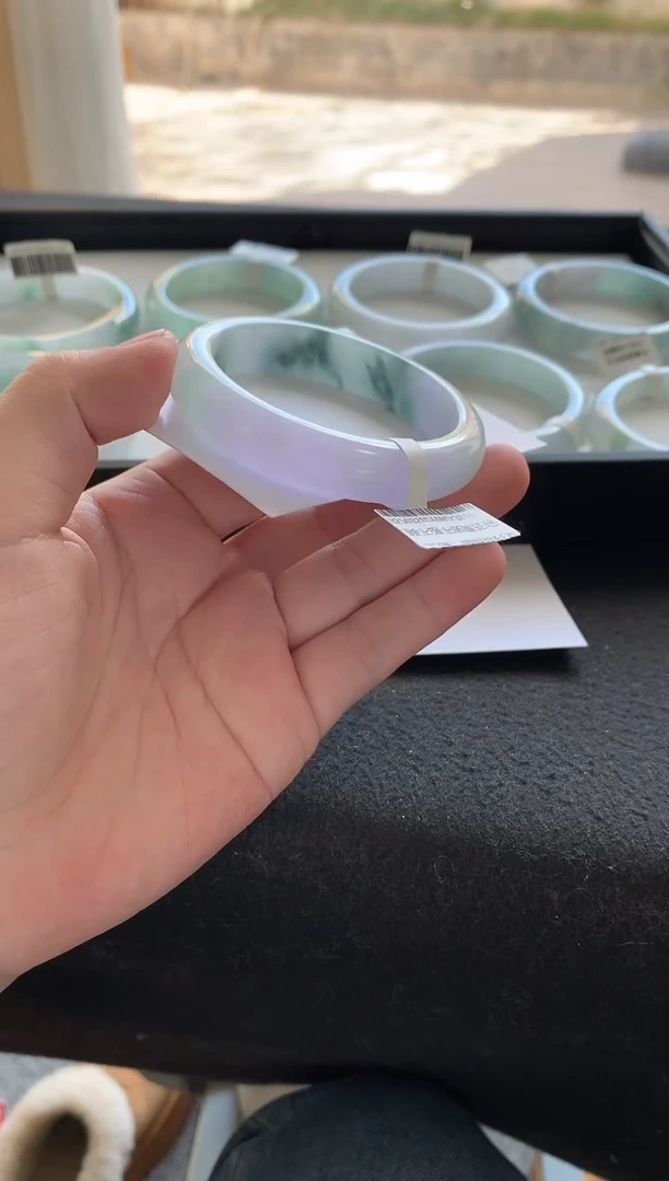 未镶嵌手镯翡翠53正圈买断Y3846