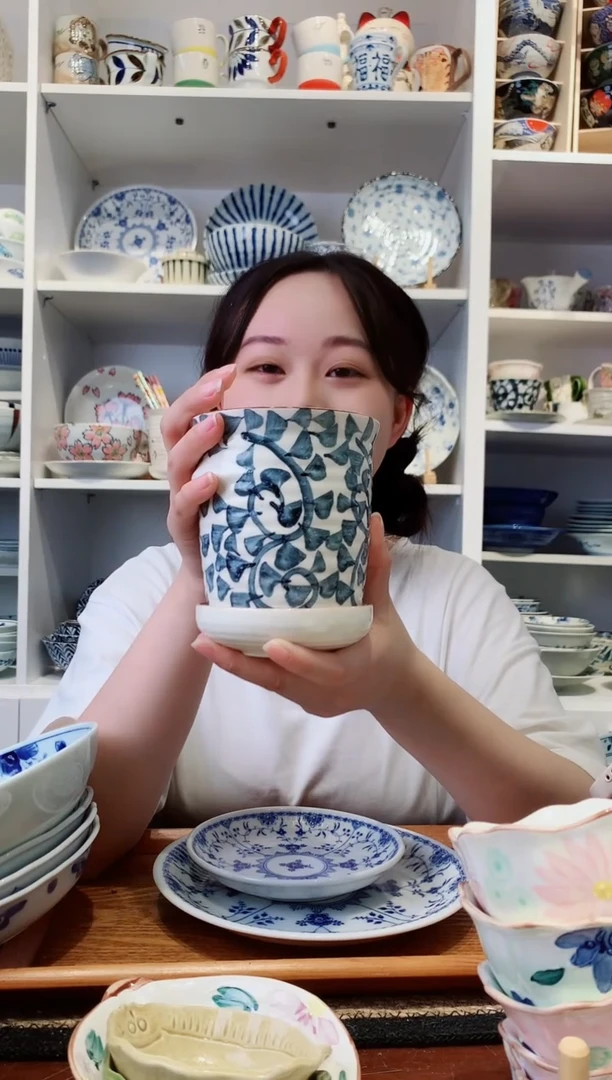 陶瓷日本进口陶瓷筷筒