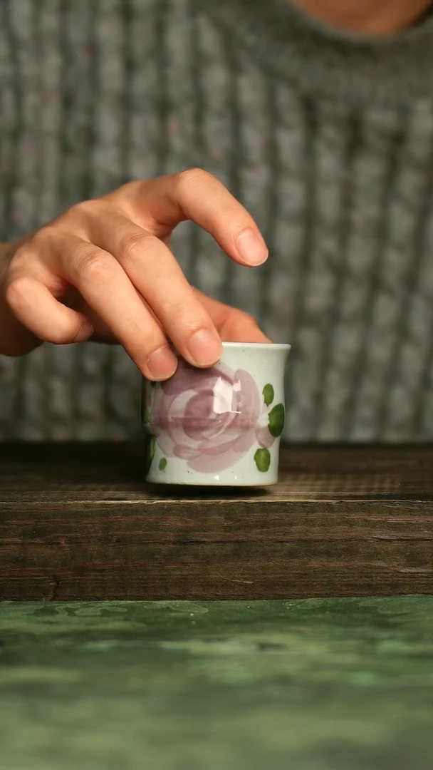 青诗集手工手绘瓷器