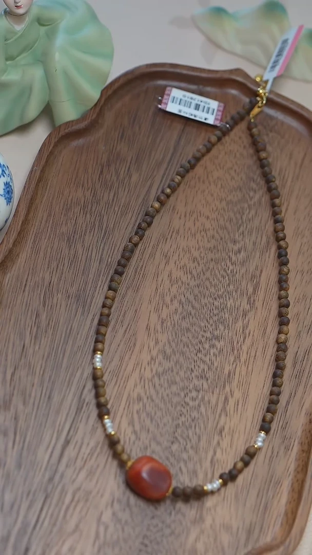 【闪购商品】沉香沉香木制品棋楠DIY项链 多样性发一