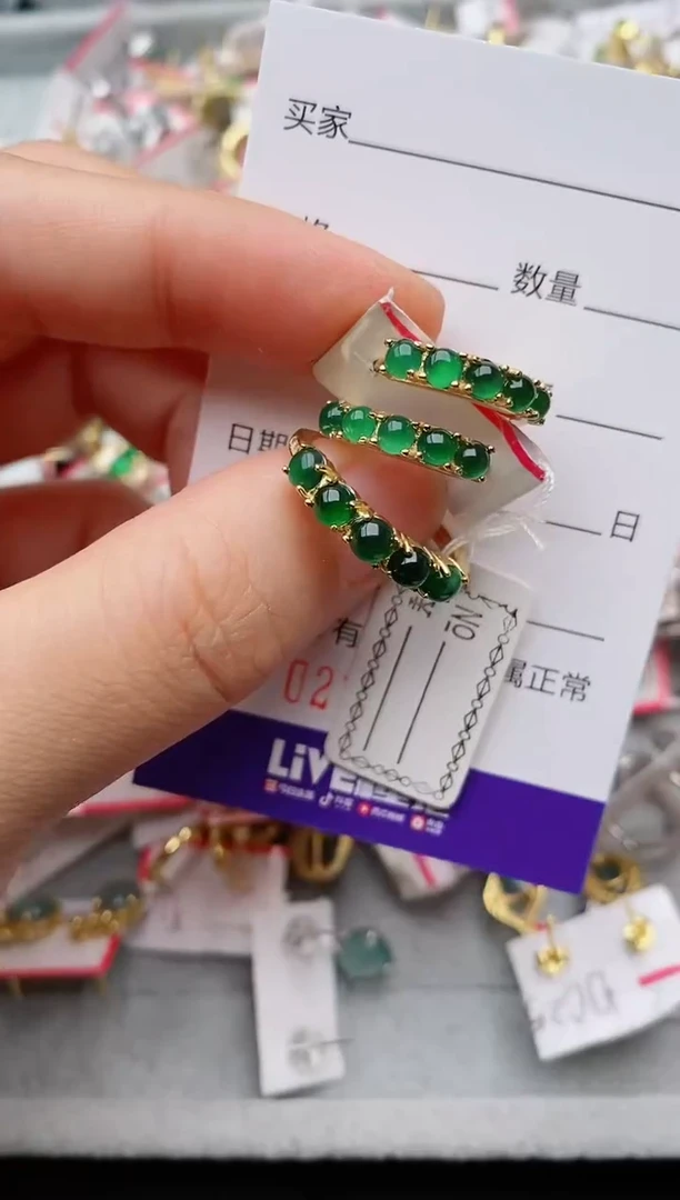 银S925镶嵌戒指翡翠.851
