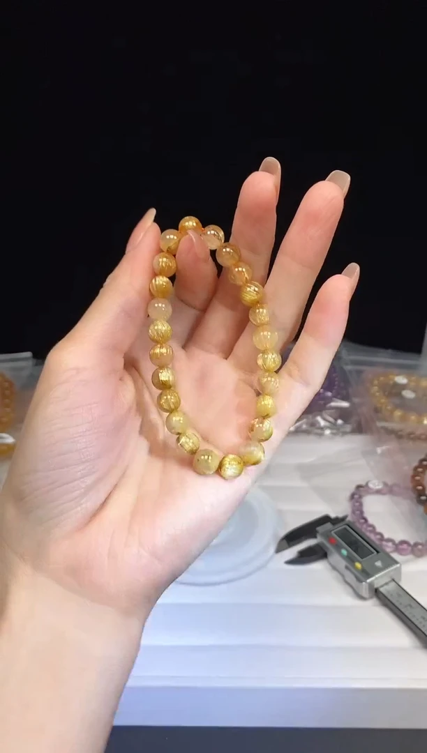 水晶手链未镶嵌多样性发其一；编号048