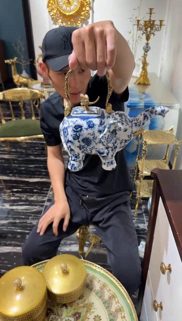 黄铜 黛姿家居装饰品摆件