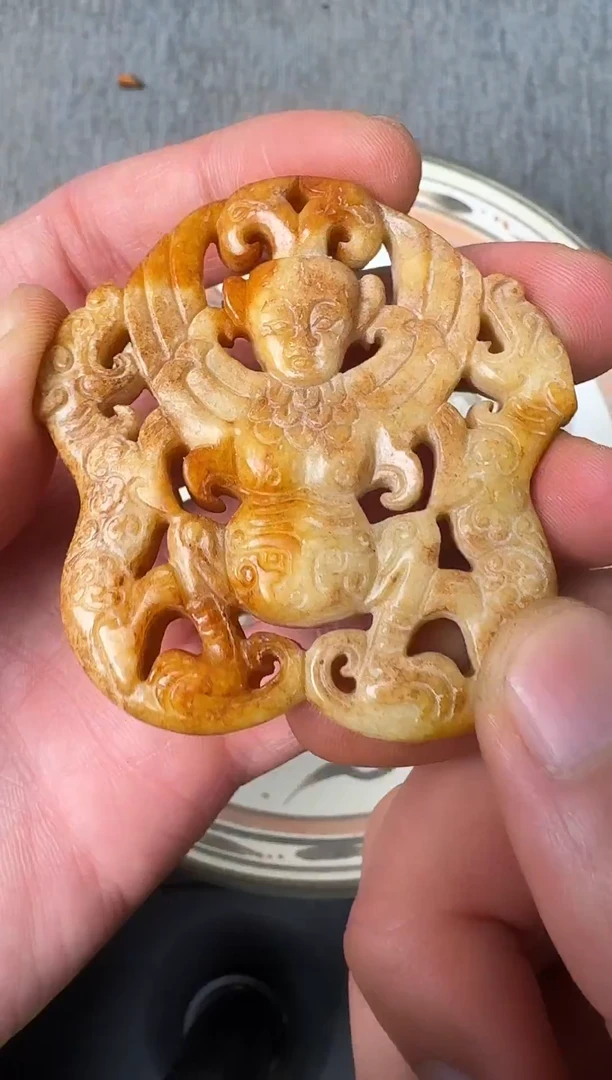 未镶嵌和田玉把件88888