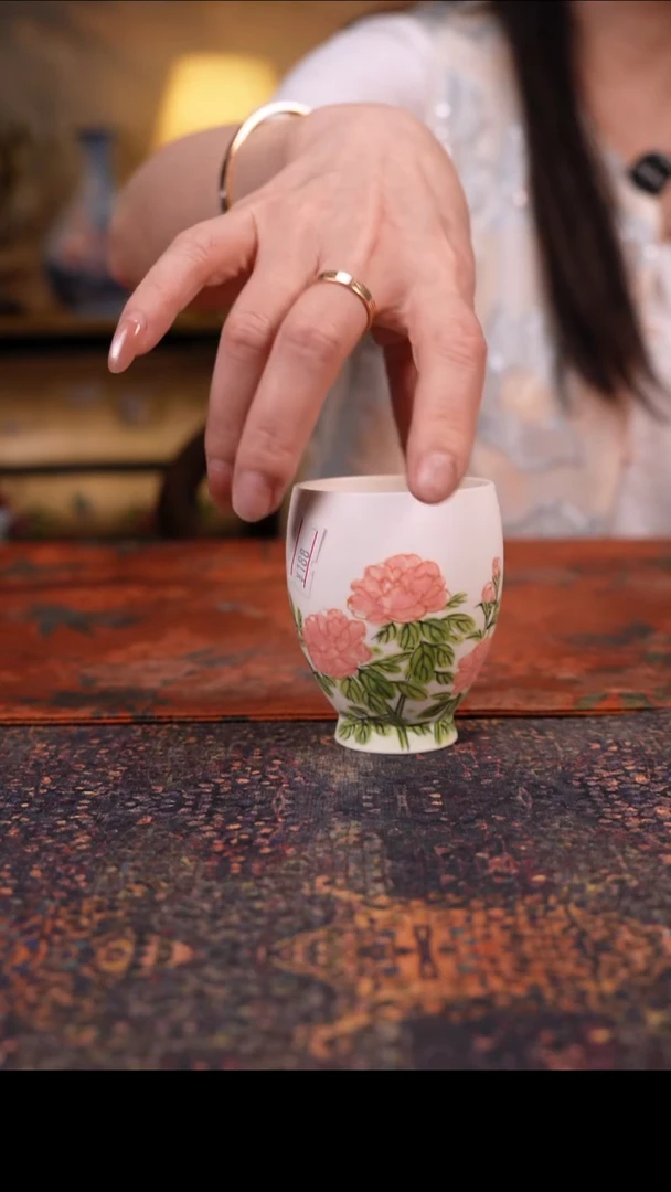 杯景德镇陶瓷杯碗柴烧多人