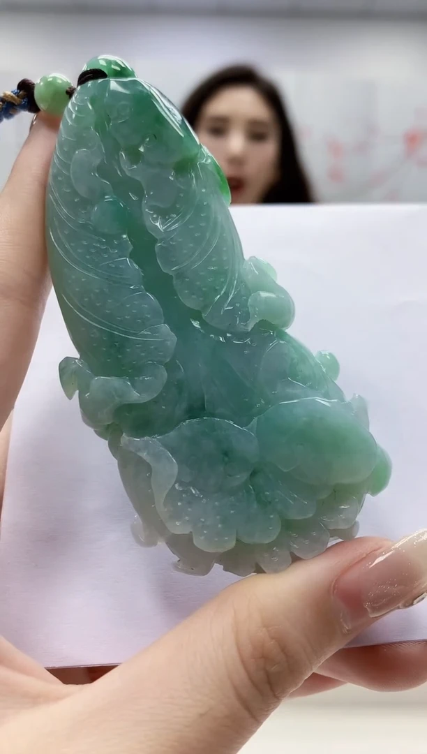 未镶嵌定制翡翠4829jw-毛货挂件33