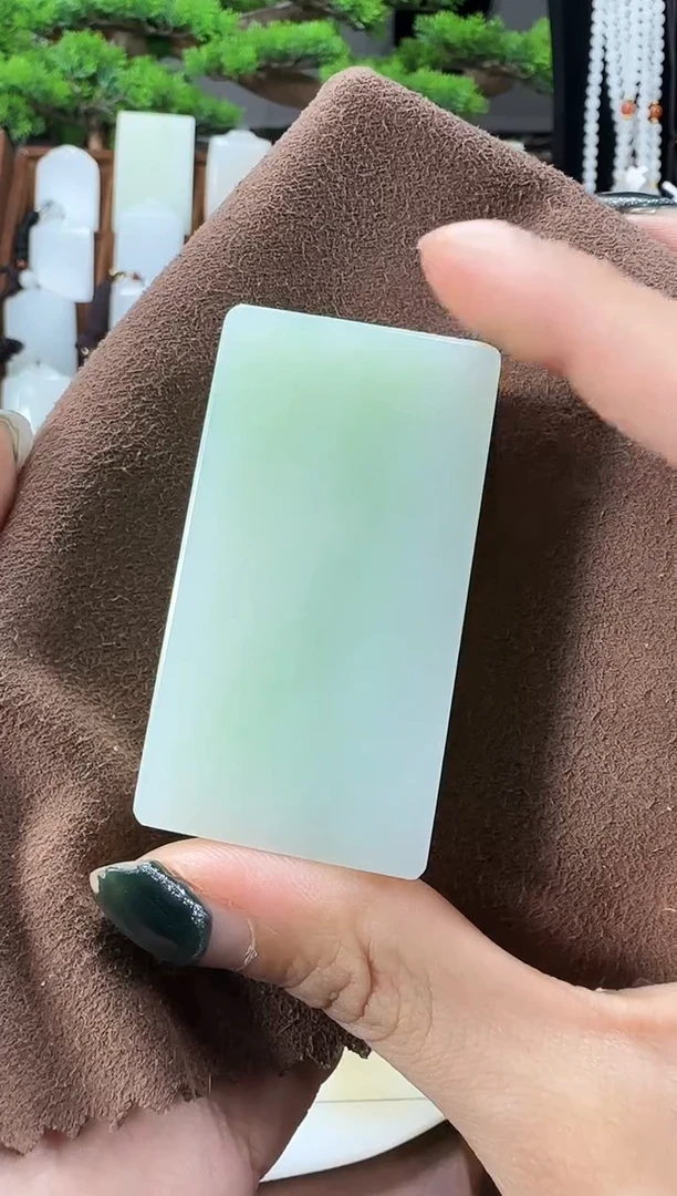 吊坠(赠链)未镶嵌和田玉凡*道C85无事牌多样性发货发其一