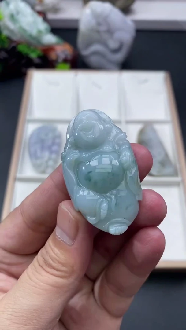 吊坠(不含链)未镶嵌翡翠天然缅甸A货翡翠