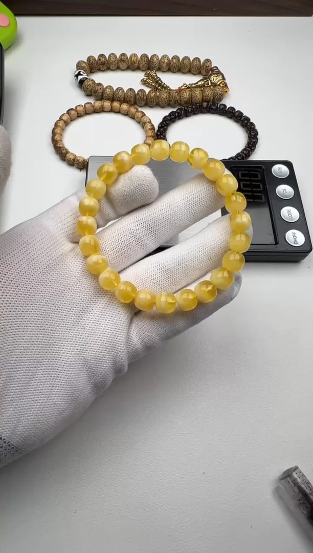 手链蜜蜡未镶嵌蜜蜡单圈