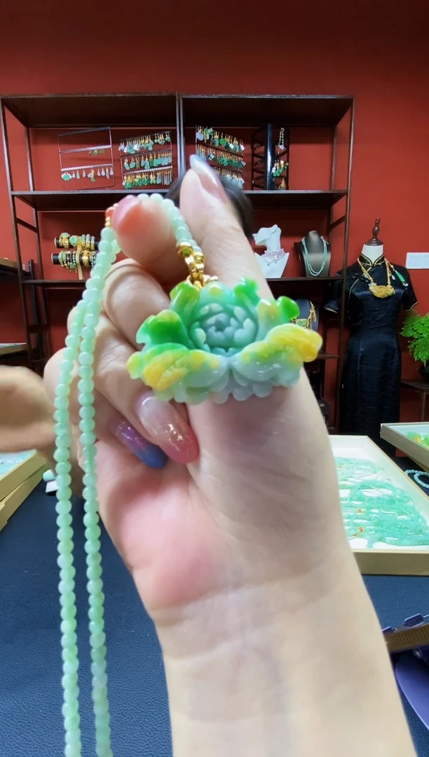 颈饰未镶嵌翡翠翡翠吊坠