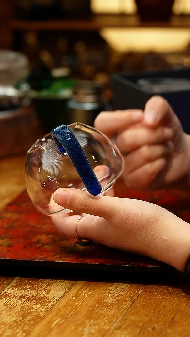 【闪购商品】禾器/中号淡然茶海/蓝彩