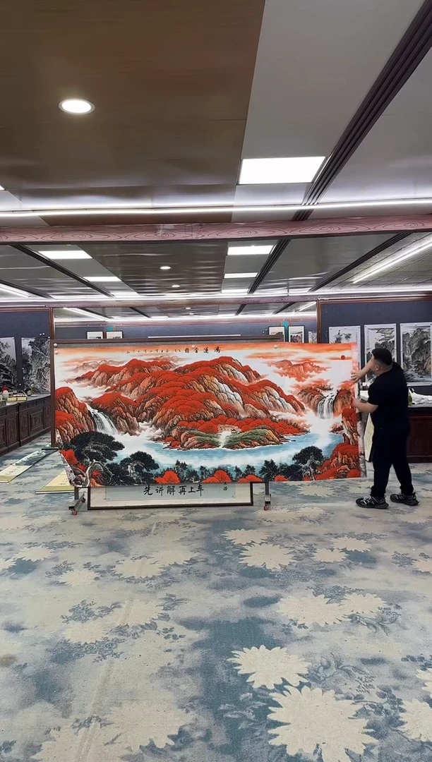 国画用****4W-刘雪红-大丈二-山水国画