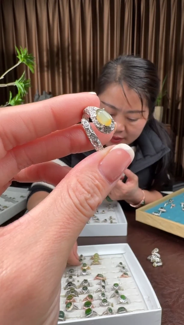 颈饰银S925镶嵌和田玉34秋燕11.6多样性拍一发一