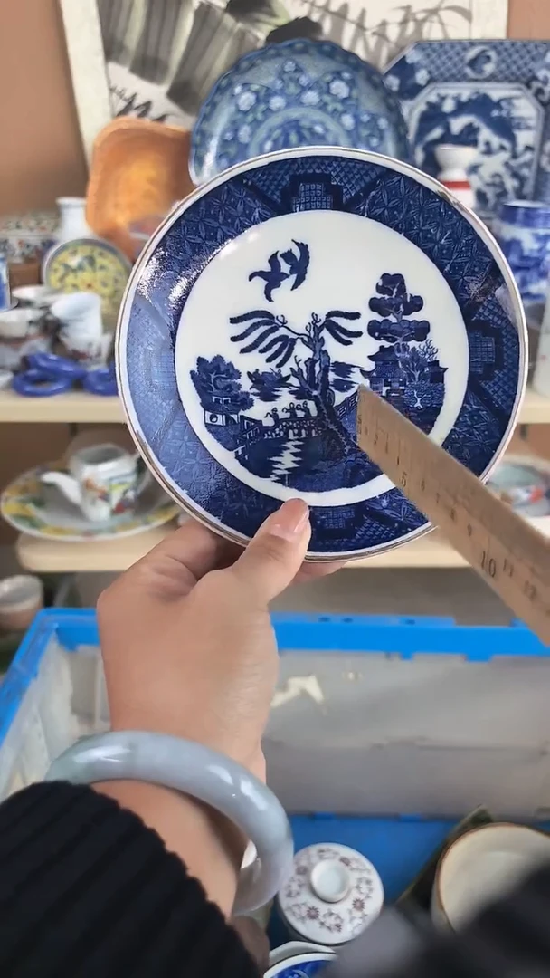 其他陶青花盘