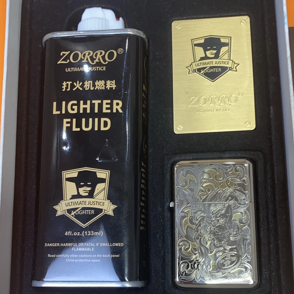 ZORRO【Z790-白镍财色双收】珍藏版双面原装套盒经典礼盒装