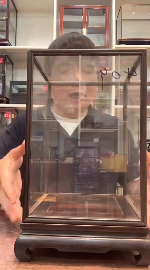 东非黑黄檀（紫光檀）玻璃罩409