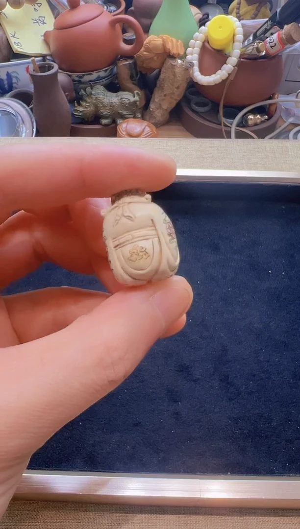 乌木类书架234猛犸彩绘福星单颗8克