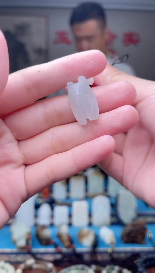 和田玉未镶嵌挂件1