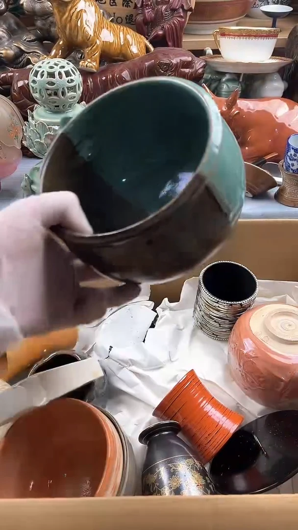 瓷片班****儿英歌瓷器满19.9包邮