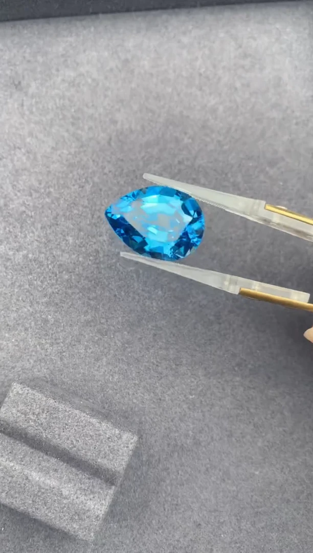 裸石托帕石19.2ct托帕石 GF