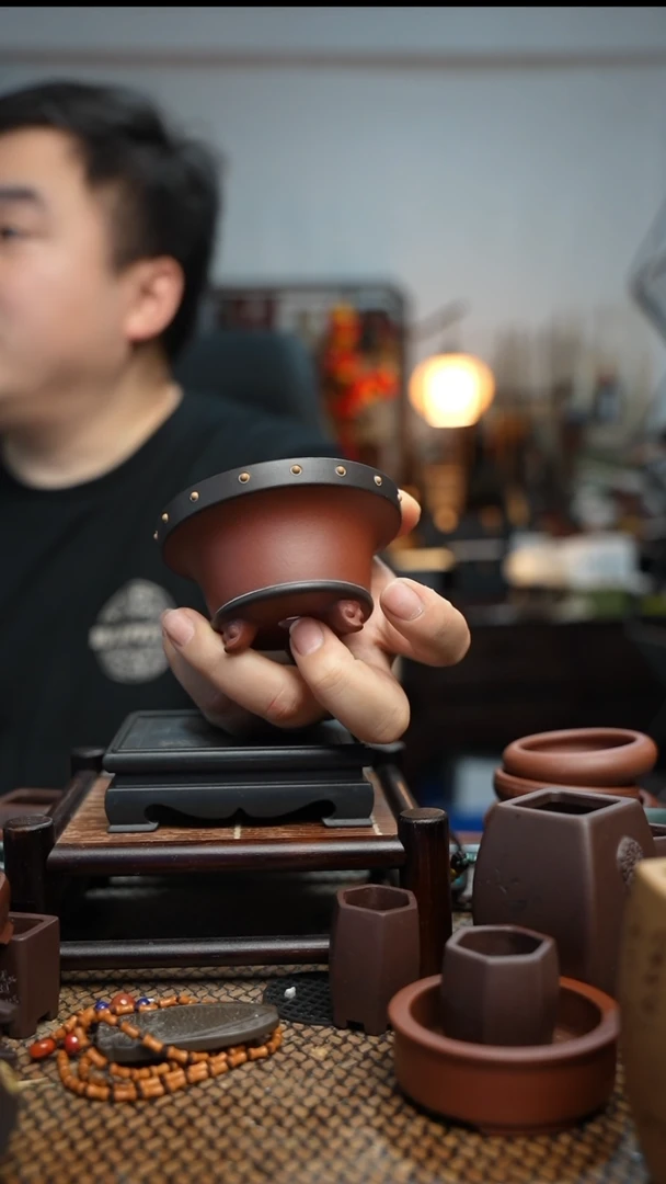 紫砂花盆長木軒精品紫砂