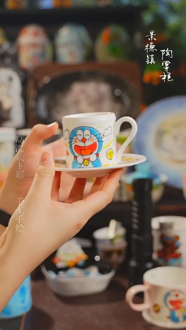 景德镇高温釉下彩纯手工手绘
