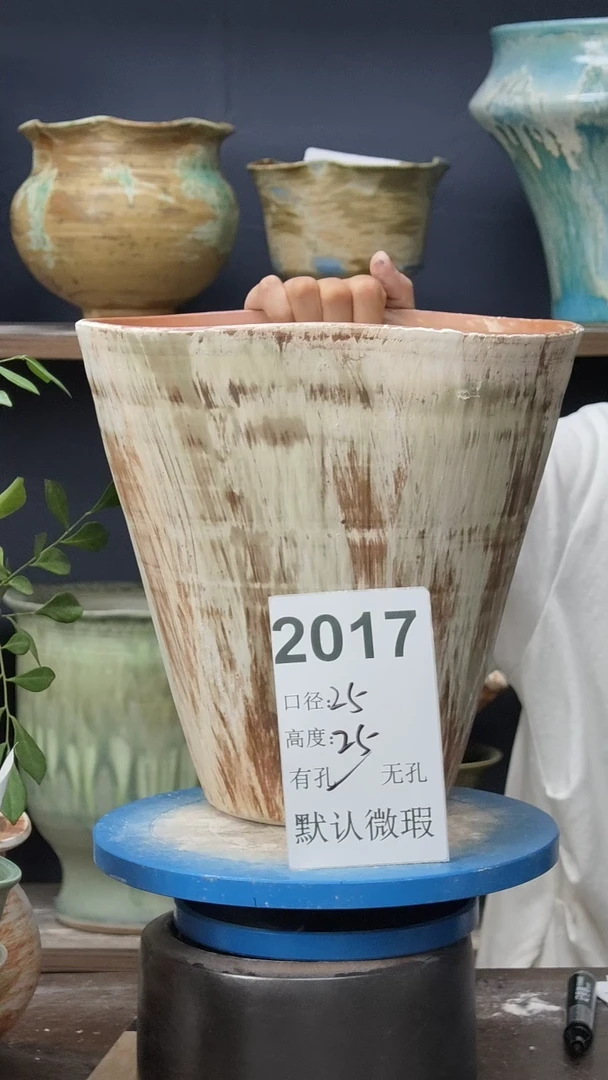 景德镇花盆默认微瑕2017