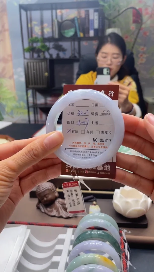 未镶嵌手镯翡翠5317****