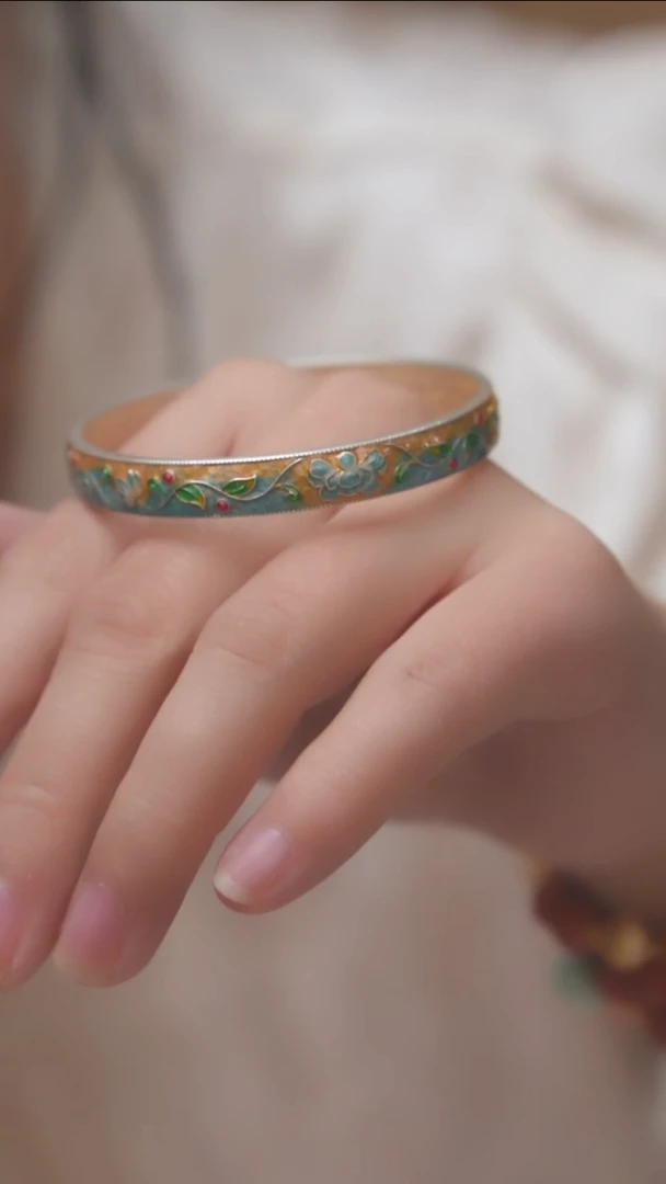 无925银珠宝奇石手镯