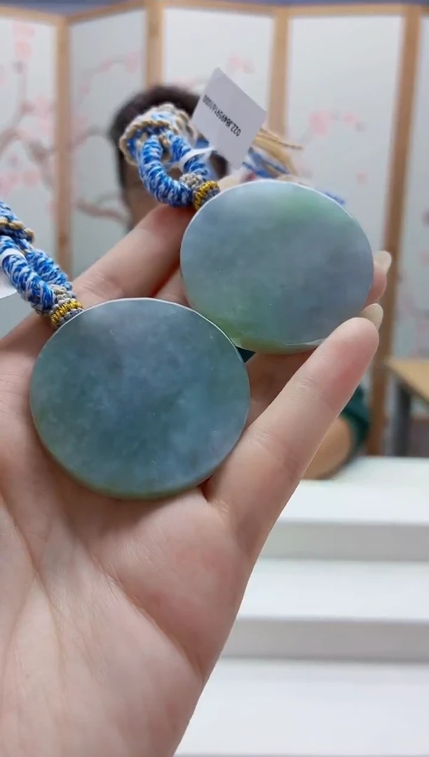 未镶嵌定制翡翠5175jw-毛货挂件一对44