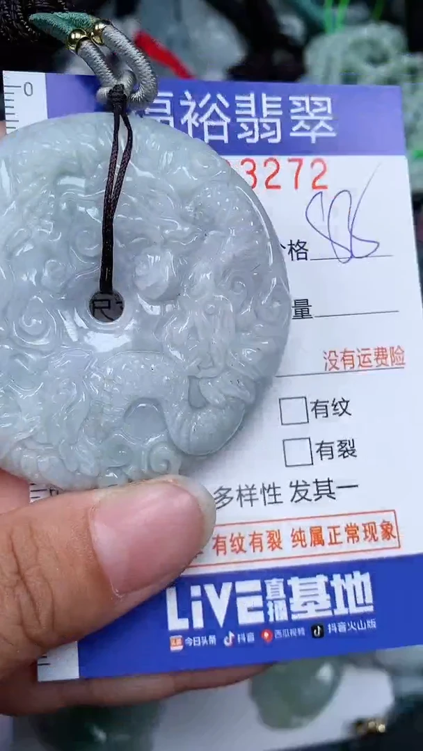 翡翠未镶嵌颈饰...0003272