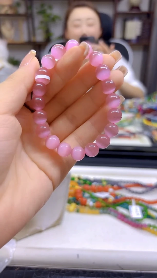 手链未镶嵌碧玺猫眼DIY款S169