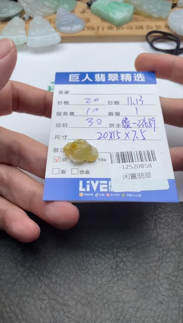 颈饰未镶嵌翡翠多人-12520858