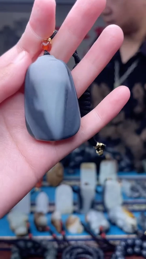 和田玉未镶嵌挂件1