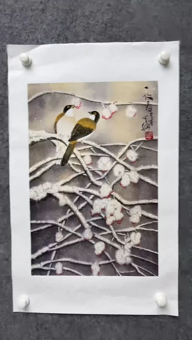国画李纲-2.7平尺-国画作品