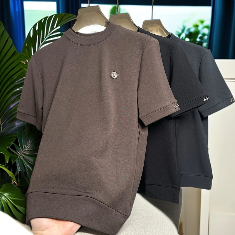 【柔感面膜T】秋冬季男士时尚半高领舒适弹力百搭休闲卫衣（80-1）