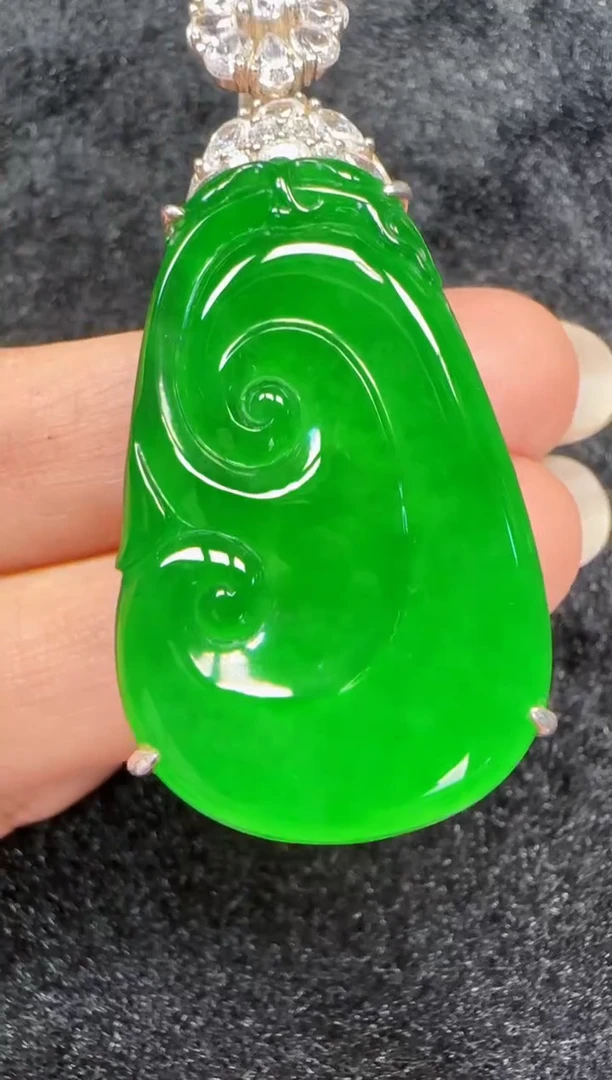 未镶嵌定制翡翠翡翠吊坠201