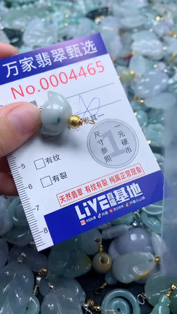 吊坠(不含链)未镶嵌翡翠4465