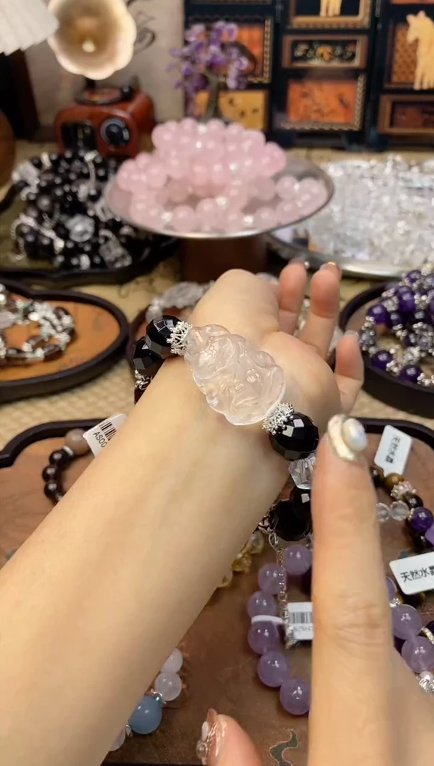 【闪购商品】黑曜岩手饰未镶嵌118