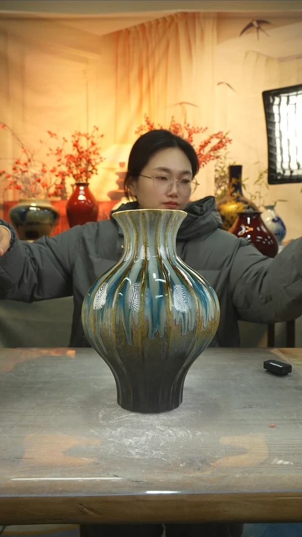 高29口11高温陶瓷花器