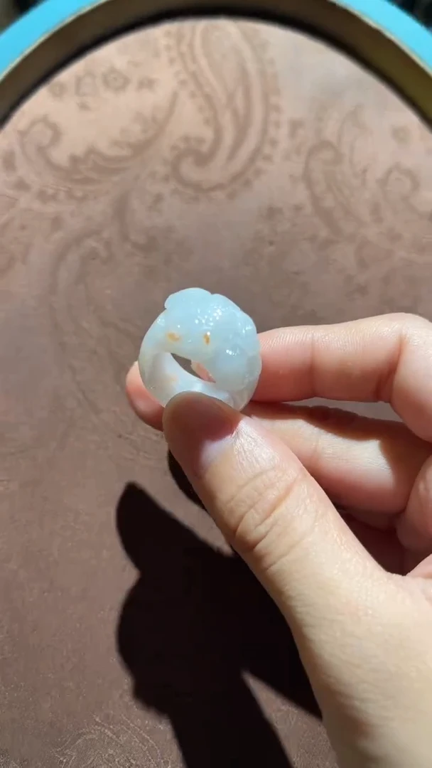 未镶嵌戒圈翡翠红翡绿翠